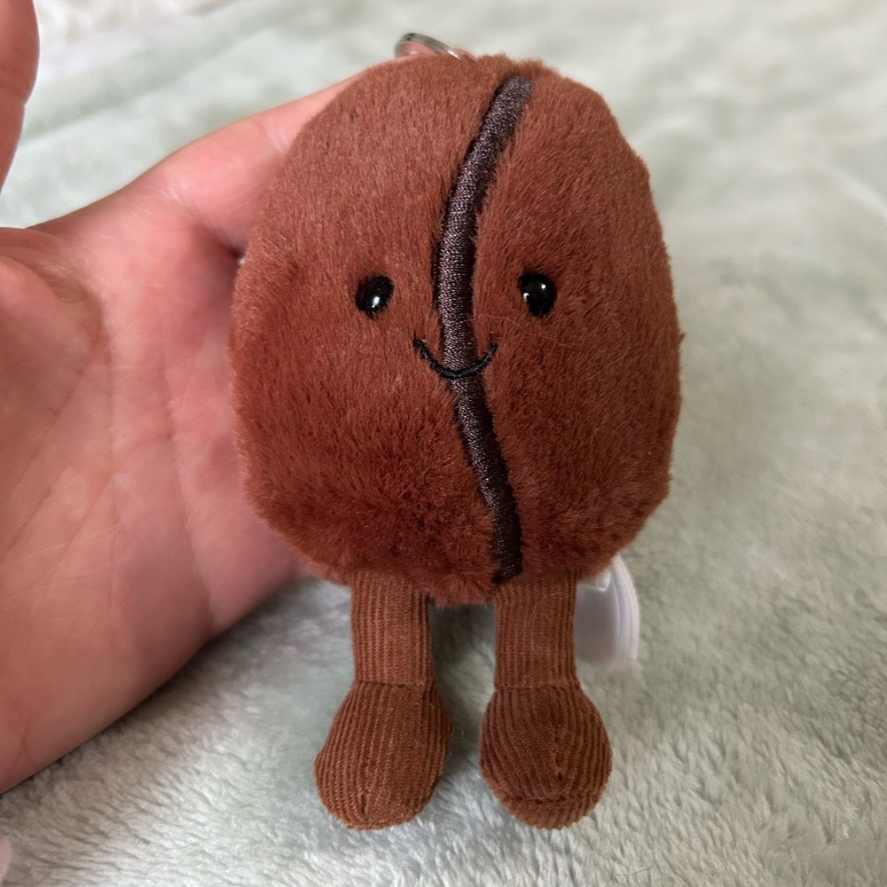 Jellycat Coffee Bean Bag Charm
